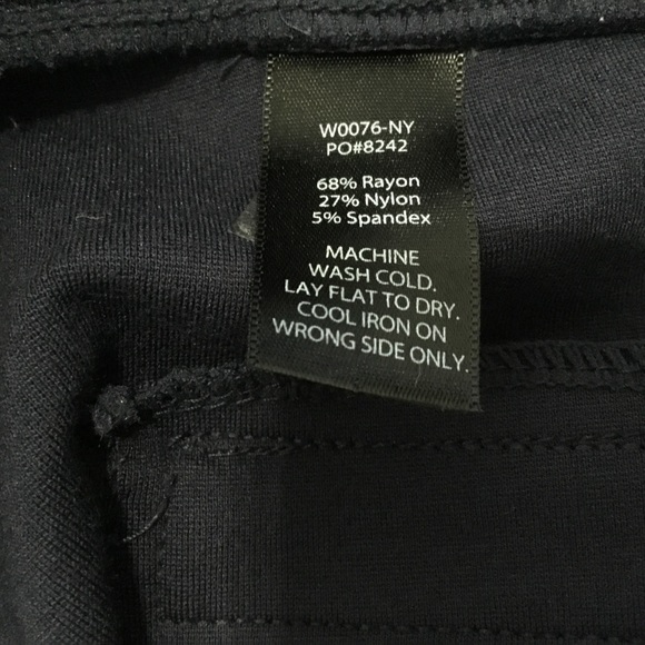 Betabrand Navy Yoga Straight Leg Pull On Pants. - Picture 8 of 8